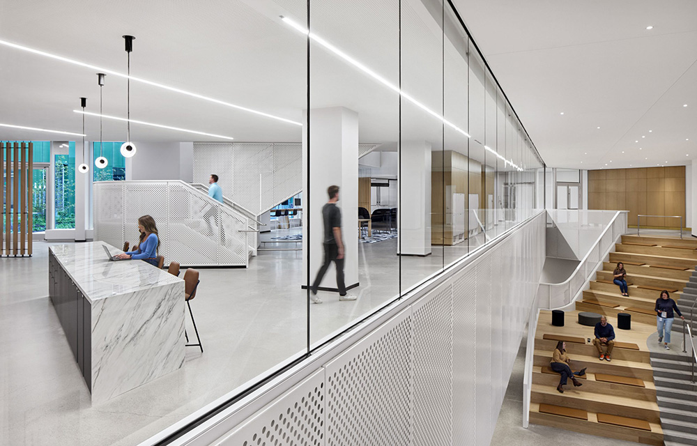 Synergi shapes Ford Motor Company’s new world headquarters with custom stair and architectural metal systems